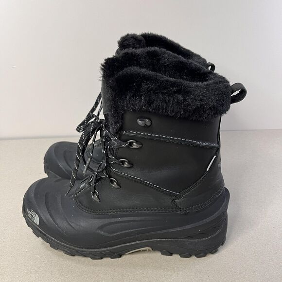 The North Face Boots Mens Size 12 Black Waterproof Insulated Snow Winter Lace Up - Picture 2 of 16